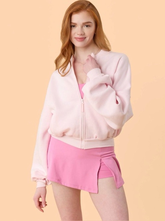 Blogilates Tops - Blogilates Women's Marshmallow Bomber Jacket